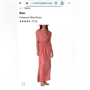 Chic Mauve Maxi Cover Up/ Dress NWT XS